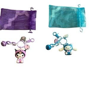 Hello Kitty - Kuromi & Friend Keychain Set - NWOT